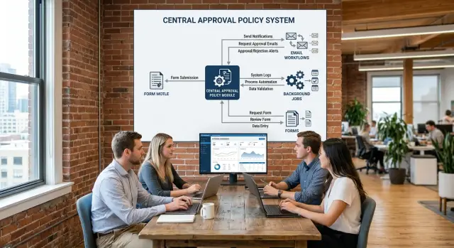 Approval rules in one module for cleaner workflows