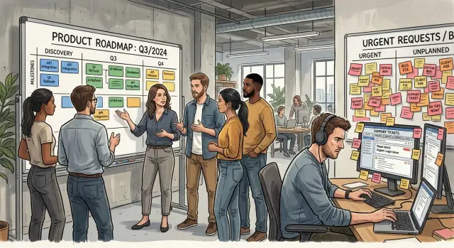 Off-roadmap asks keep breaking product team focus
