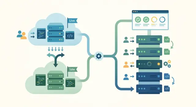 Blue-green vs rolling deploys for a small SaaS team