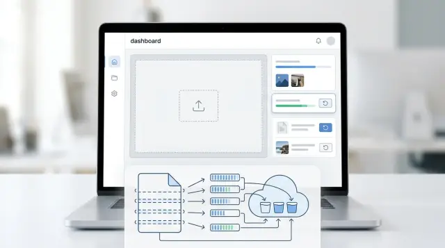 React file upload libraries for large files and progress
