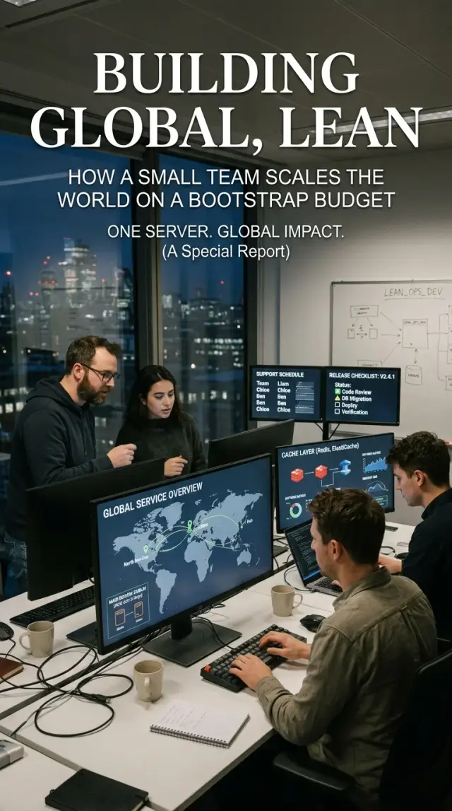 Lean global product operations without flashy tooling
