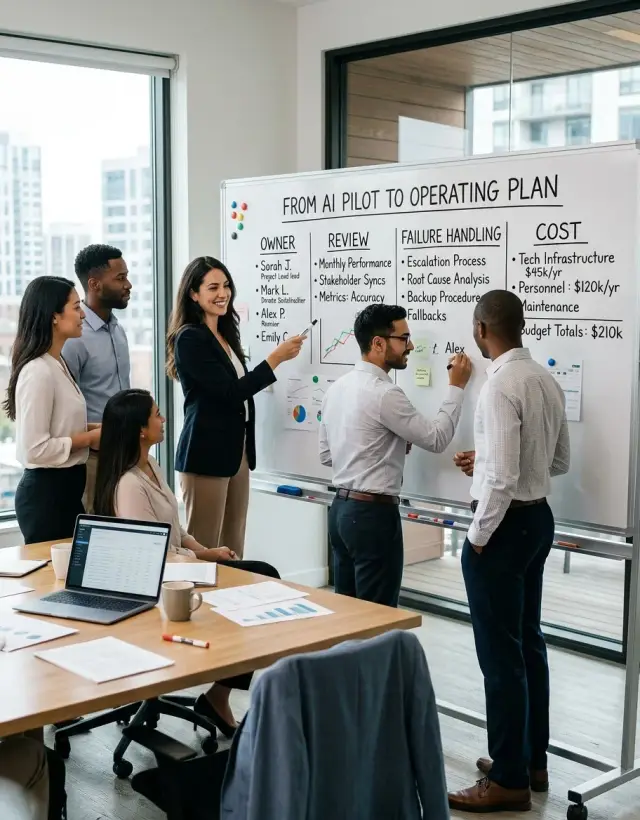 AI pilot operating model: what to document before scale