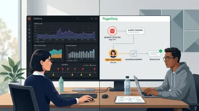 Grafana alerting vs PagerDuty routing for lean teams