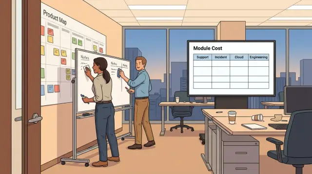 How to measure maintenance cost by product area