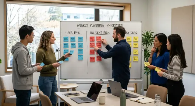 Technical debt triage for teams that ship every week