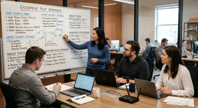 Security before your first enterprise pilot: what matters
