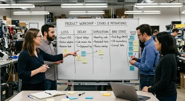 Architecture review failure modes before naming services