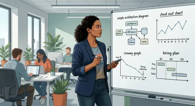 Startup infrastructure efficiency in your fundraise story