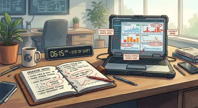 Operator notes can reveal missing states in your product