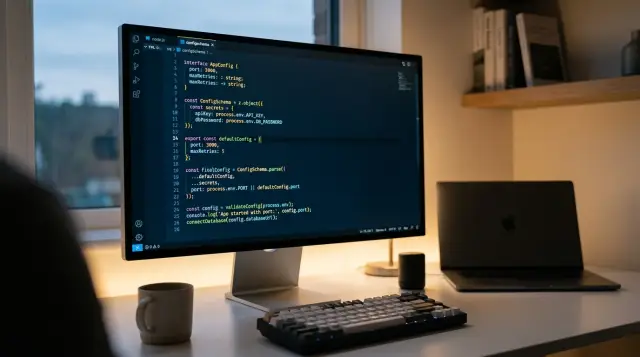 Node.js config libraries for clean, safe app settings