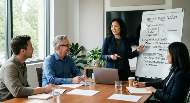 Investor pressure to hire faster: what founders can say