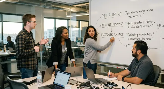 Platform reliability for sales and support teams can use