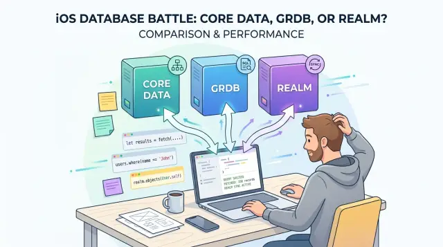 Core Data vs GRDB vs Realm: picking iOS local storage
