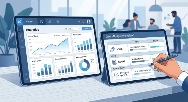 Query budgets for SaaS dashboards that protect app speed