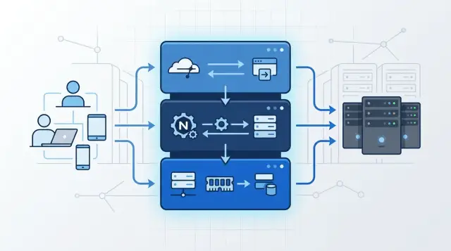 Nginx Cloudflare caching: where each layer pays off