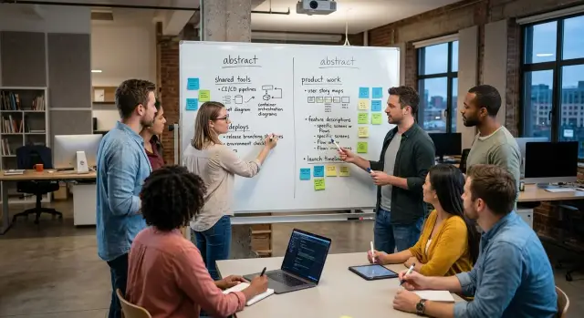 Platform work vs product work in a small company with clear ownership
