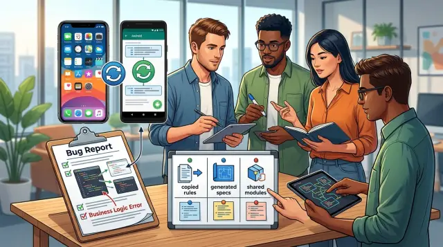 Shared business rules for iOS and Android: fix bugs faster