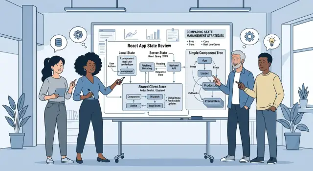 React state management for teams: what to use when