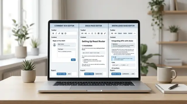 React rich text editor libraries: how to choose a stack