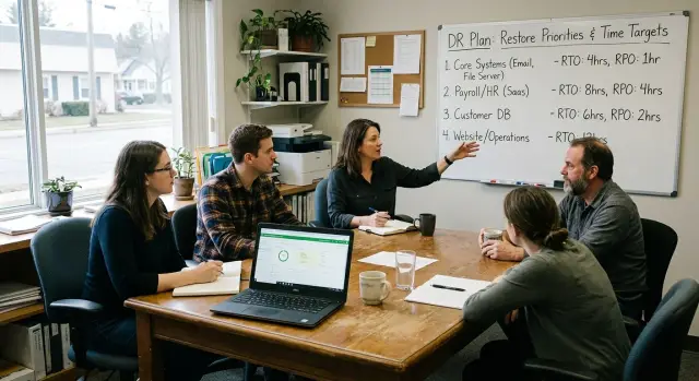 Recovery time targets that fit your team and budget