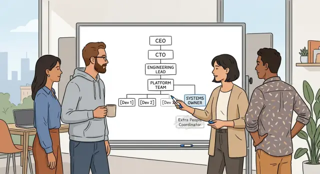 Technical owner for systems in a small software company